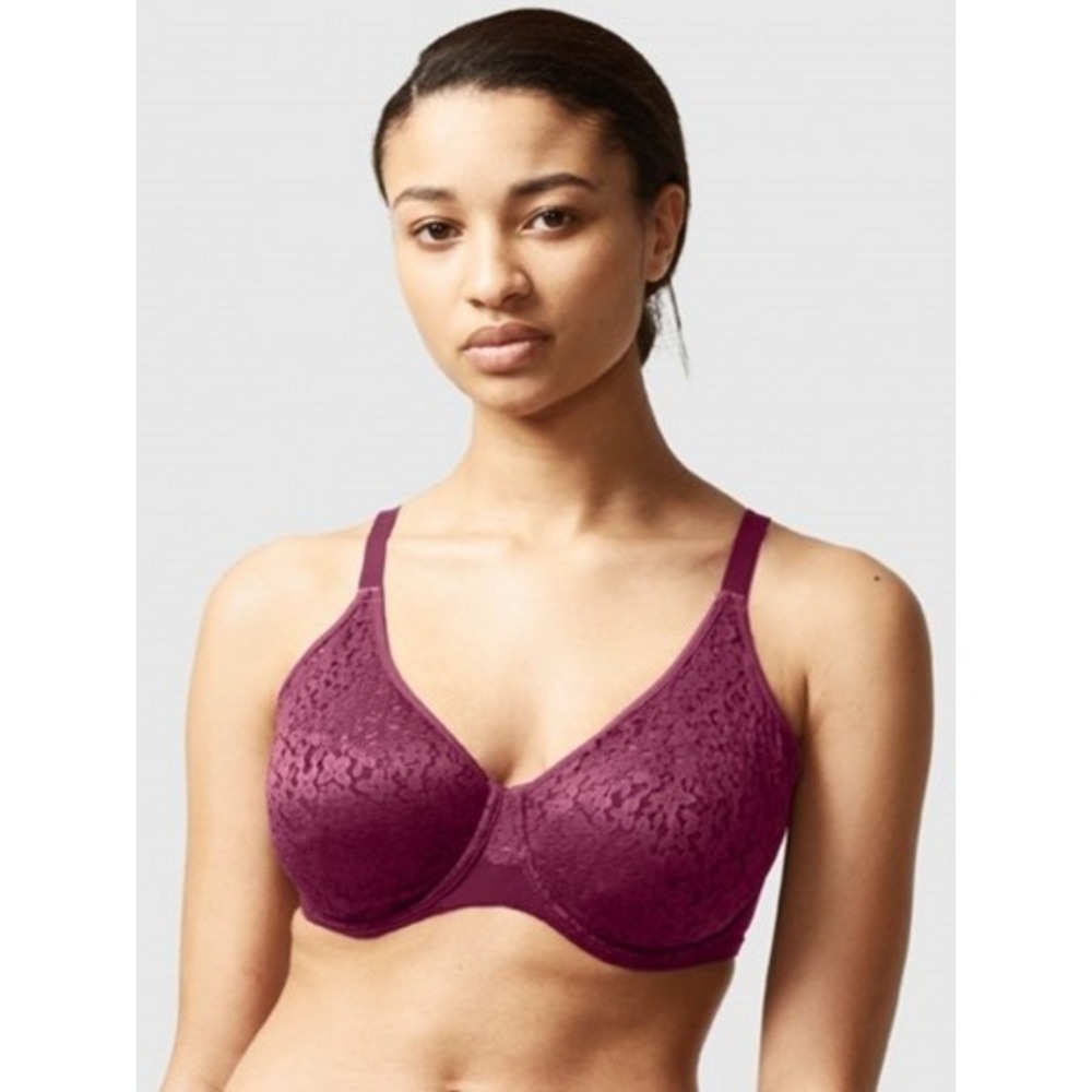 NWT Chantelle NORAH 32DDDD SEAMLESS COMFORT BRA Wine 13F1 117935